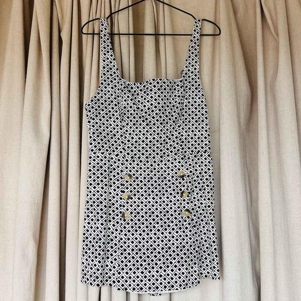 SOLD Urban Outfitters Black and White Romper